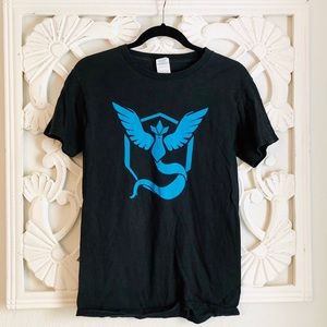 Pokémon Team Mystic Black T-Shirt Adult S